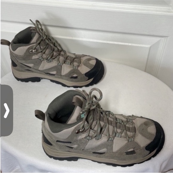 Columbia Hiker Ankle Boots Tan Black All Weather Work Outside Outdoors Winter - Picture 5 of 16